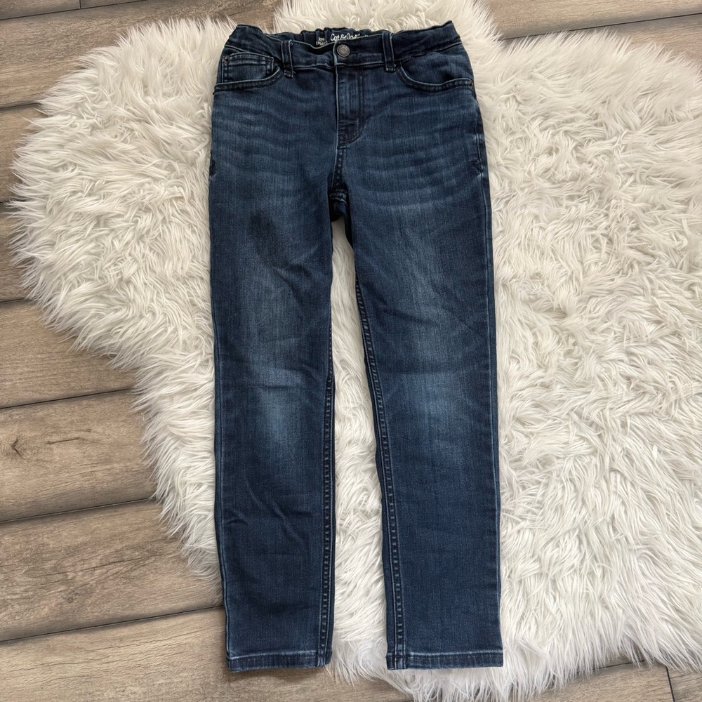 Cat & Jack Girls Dark Blue Skinny Jeans